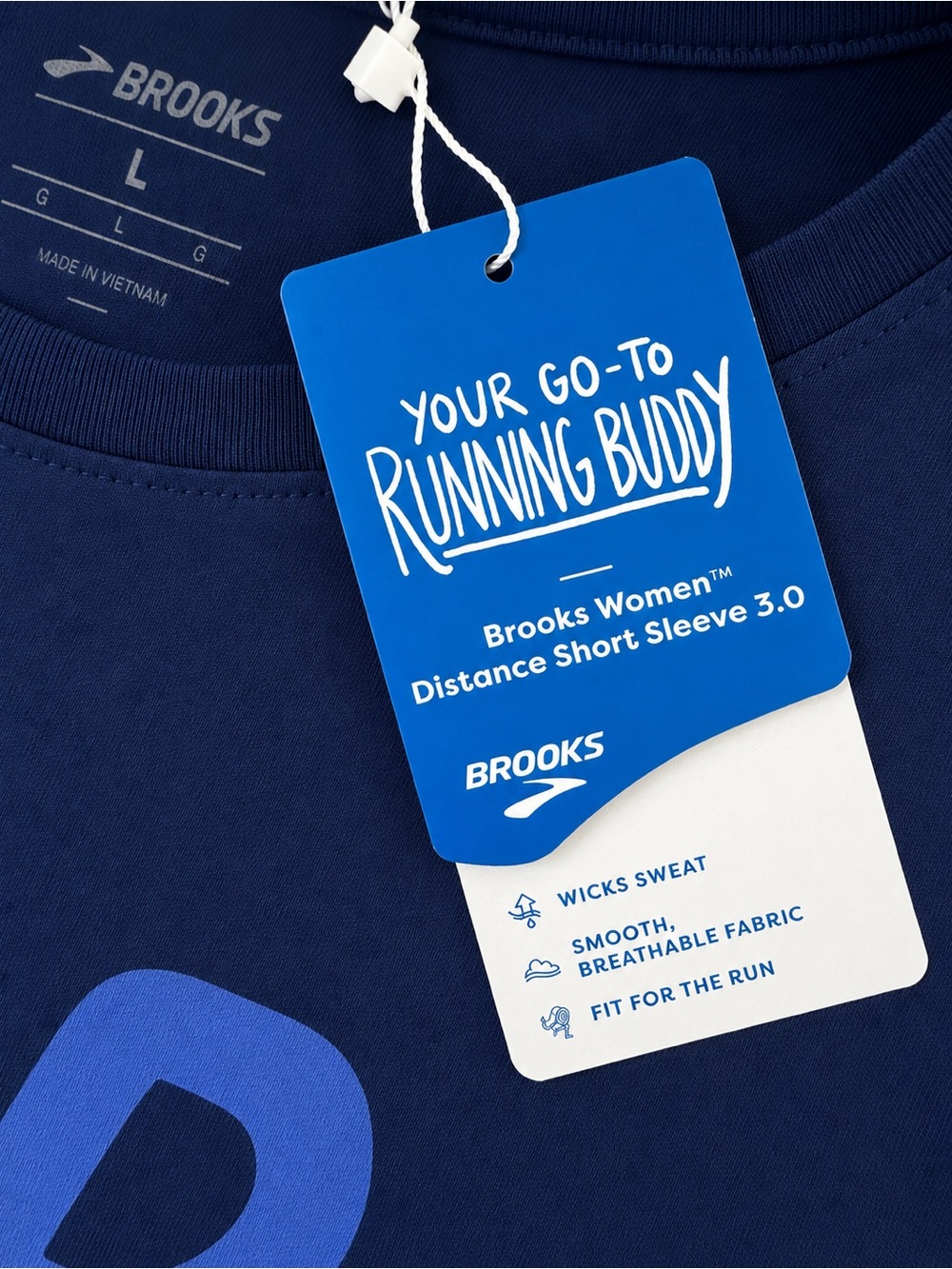 Brooks Women’s Distance Short Sleeve 3.0 Running Shirt Size L NWT - Picture 5 of 5
